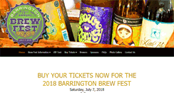 Desktop Screenshot of barringtonbrewfest.com